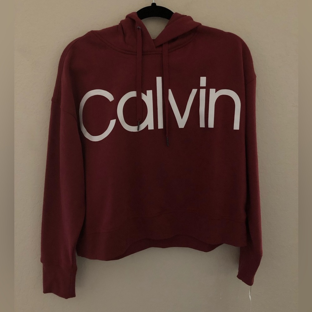 Calvin Klein Performance Sweater, Hoodie, Large Purple Mauve Pullover